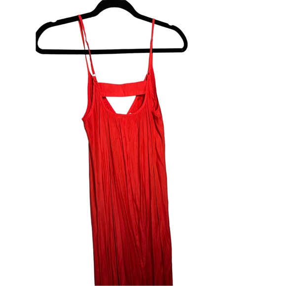 Pink Stitch Resort Maxi Dress in Salmon 2 - Picture 8 of 11